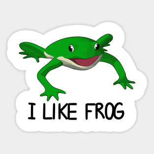 I LIKE FROG Sticker